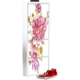 Kaser 4 Lü Metal Ayakkabılık Modelleri Dijital Baskılı 4B3